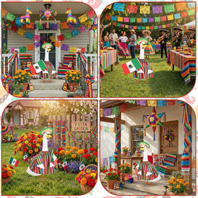Abbylike complete set transforms a plain goose into a fiesta centerpiece.