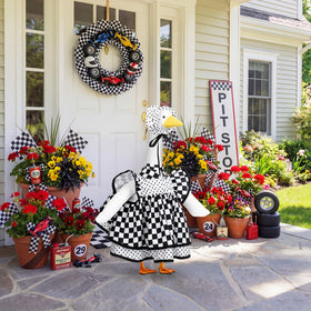 Abbylike racing car theme design brings playful vibes to celebrations.