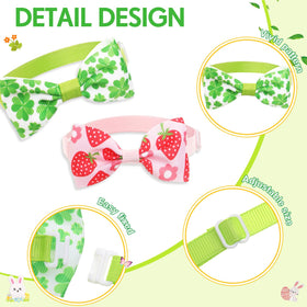 Abbylike St Patrick's Day goose bow tie adds festive charm to outdoor decor