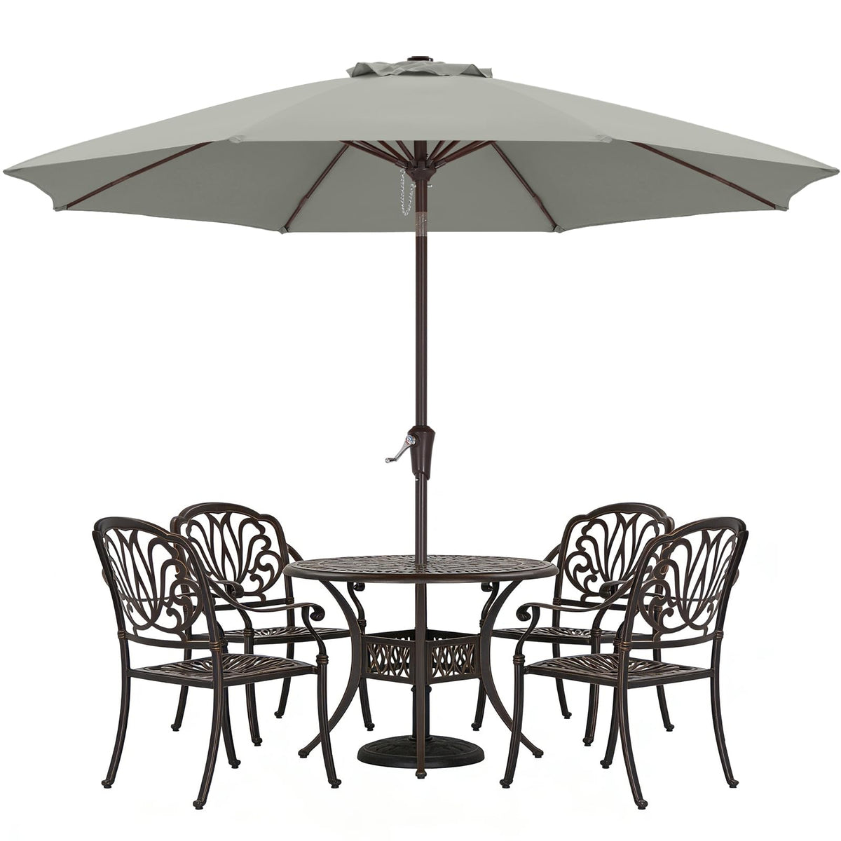ABCCANOPY 10ft patio umbrella canopy close-up for durable shade and color.
