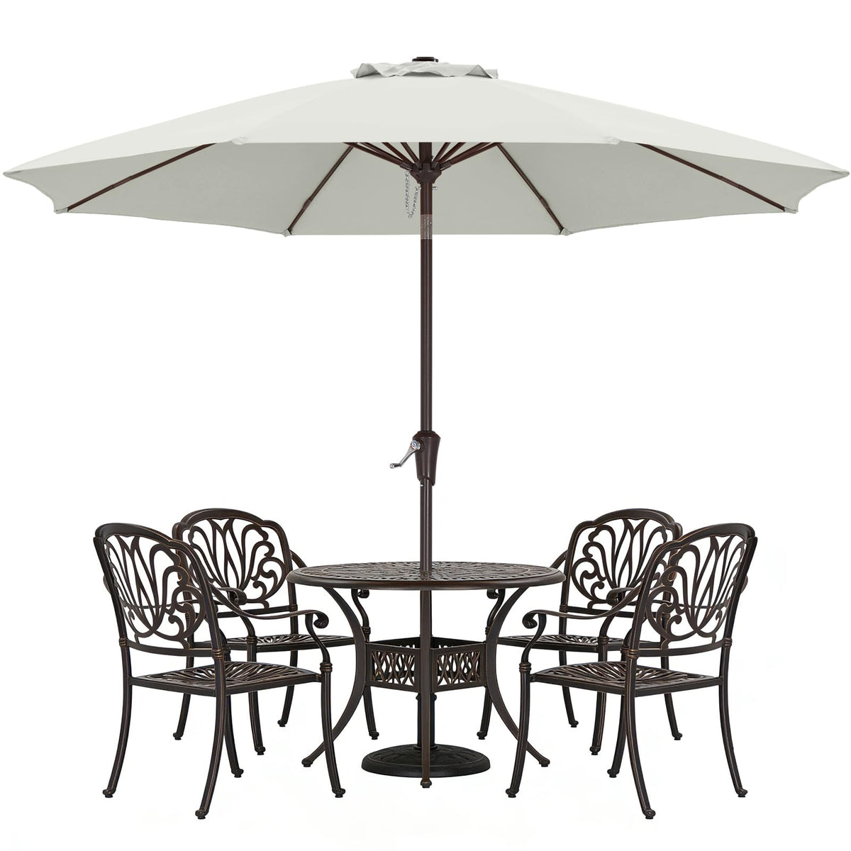 ABCCANOPY 10ft patio umbrella overview showcasing wide shade for patios and pools
