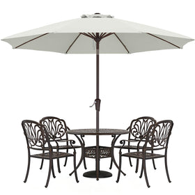 ABCCANOPY 10ft patio umbrella overview showcasing wide shade for patios and pools
