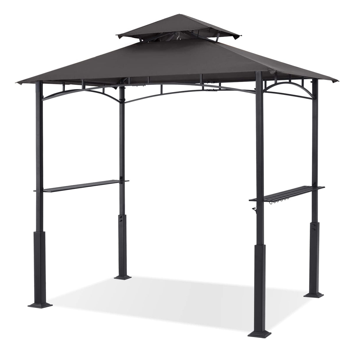 ABCCANOPY 8x5 grill gazebo front view showing shaded grilling area and spacious layout