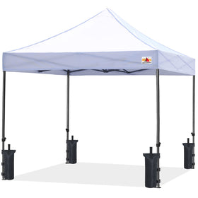 ABCCANOPY weight bags stabilizing gazebo in windy outdoor settings