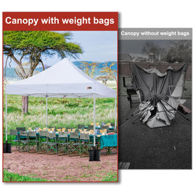 ABCCANOPY lightweight design enables easy transport after outdoor events