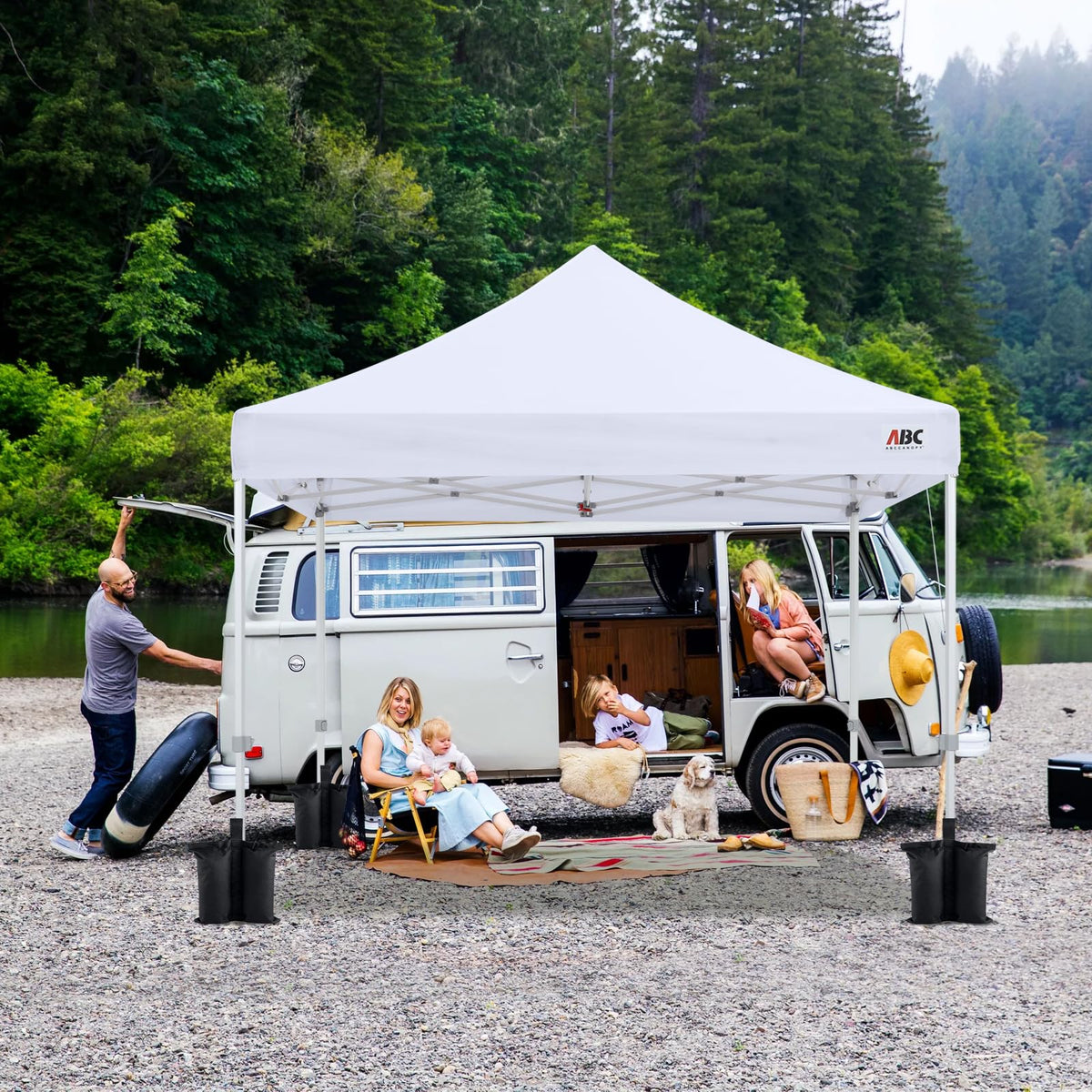 ABCCANOPY note: sand not included, plan fill options for bags