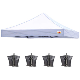 ABCCANOPY replacement canopy top for 10x10 tent, waterproof white fabric