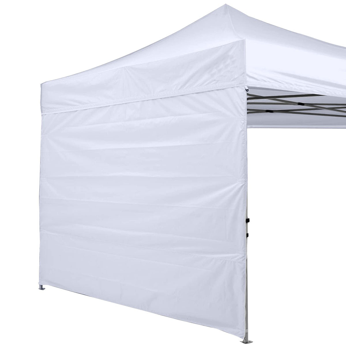 ABCCANOPY SunWall sidewall for 10x10 canopy provides enclosed shade and rain protection.