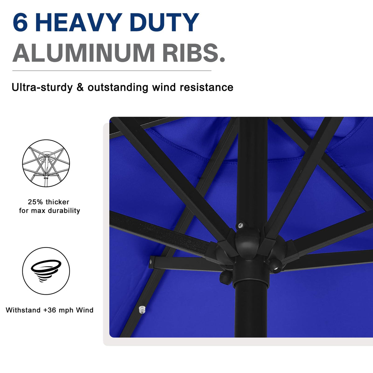 ABCCANOPY 1.5in pole fitting a 42-54 inch table