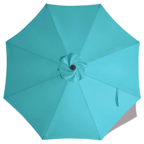 ABCCANOPY turquoise 9ft replacement top for 8-rib umbrellas, quick refresh