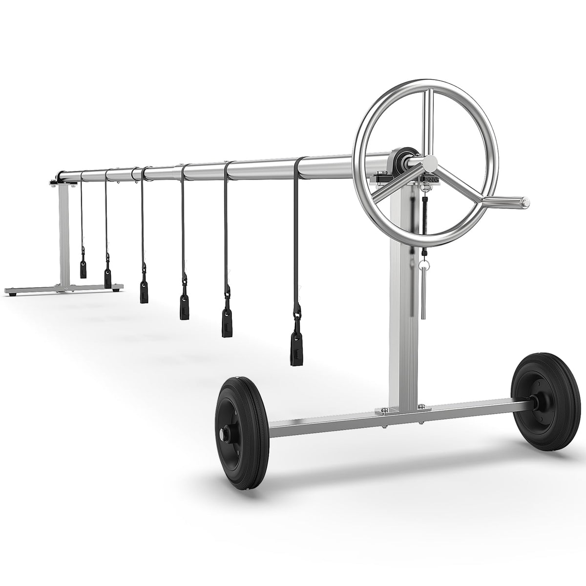 Abimars 22ft pool solar cover reel crank for smooth rolling and quick setup.