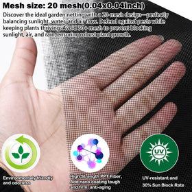 Abimars ultra fine mesh close-up displaying uniform weave and tear resistance