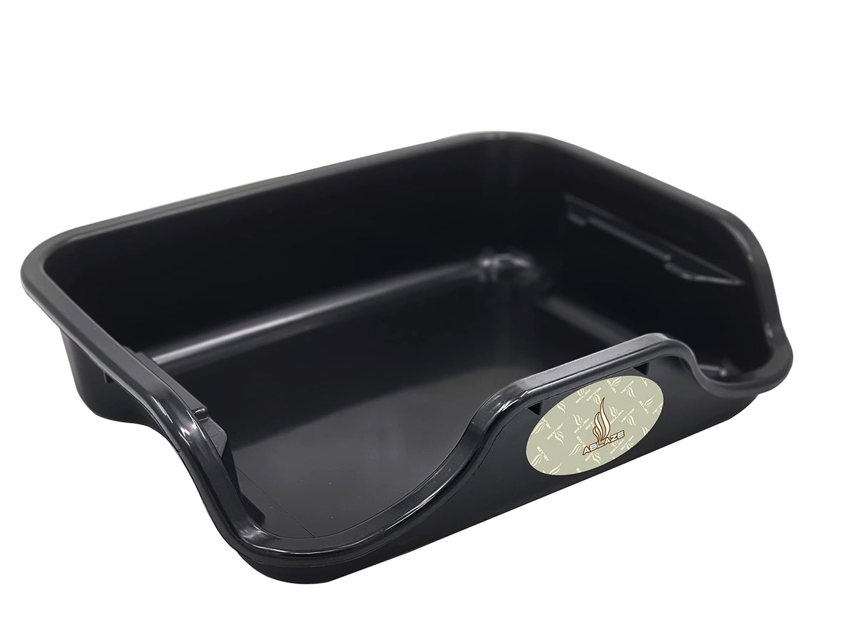 Ablaze Tray with high molded walls keeping contents contained