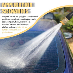 Abode nozzle holder for quick tip changes and organization.