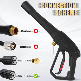 Abode nozzle set compatible with Ryobi for versatile spraying.