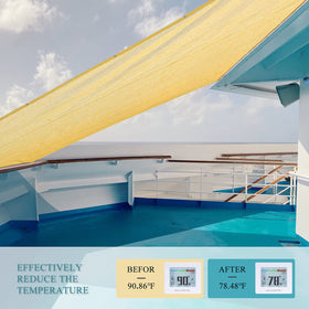 ABOSUN versatile sizes fit decks, pergolas, and patios