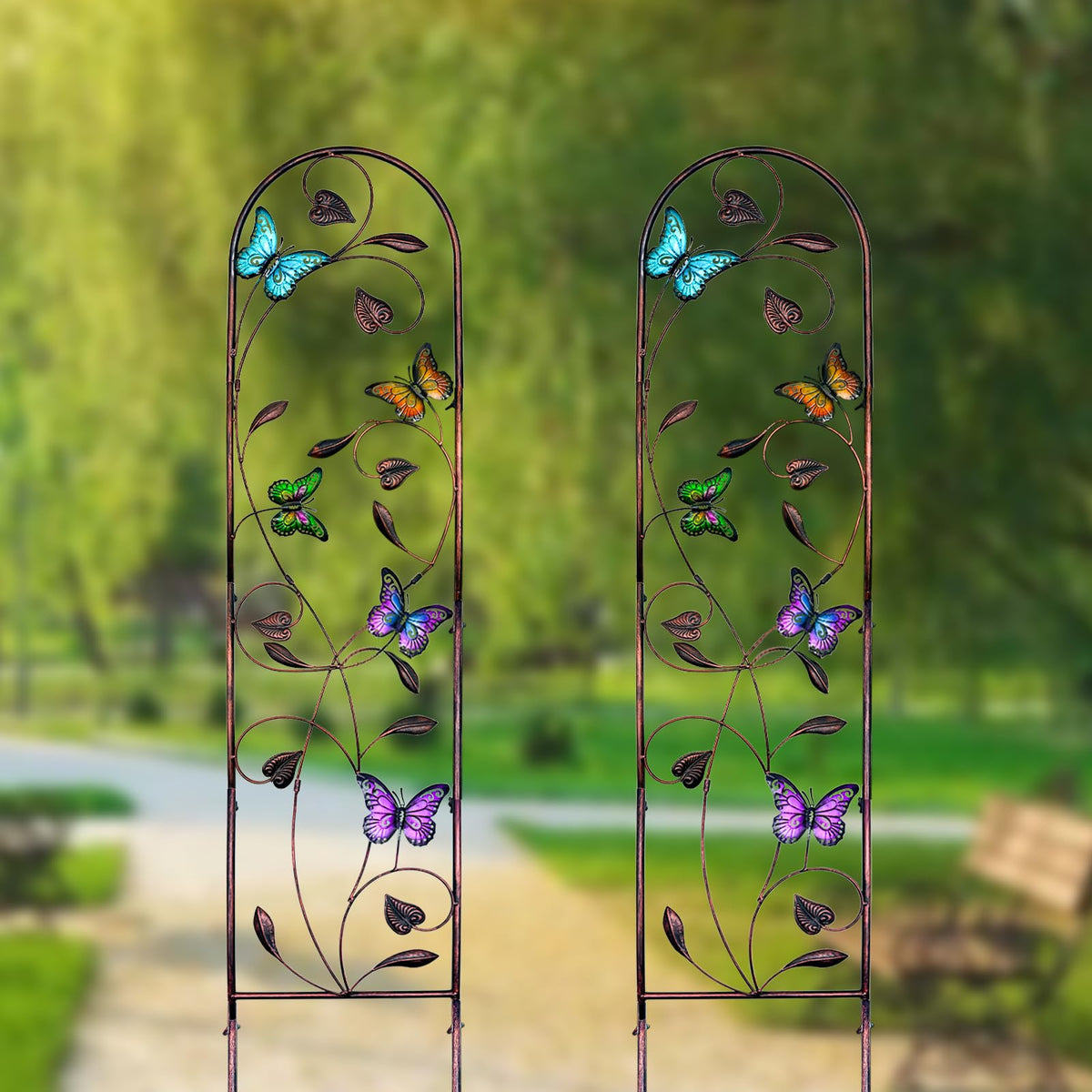 aboxoo garden-decor-divider-enclosure creates intimate garden zones.
