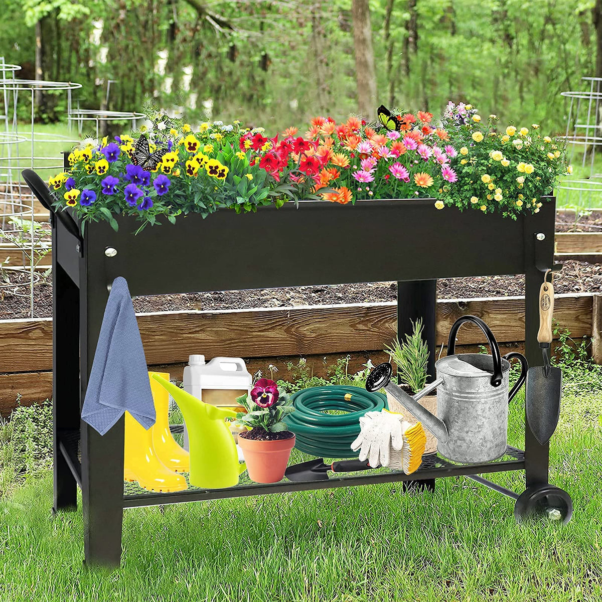 aboxoo ideal for vegetables, fruits, herbs, and flowers in small spaces.