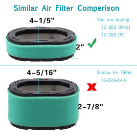Abroman filter compatible with Columbia mowers for reliable fit