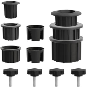 Abrwyy 12-piece umbrella base set provides a complete kit for firmer outdoor shade.
