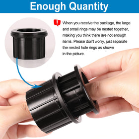 abrwyy hdpe base ring material offers durability and weather resistance.