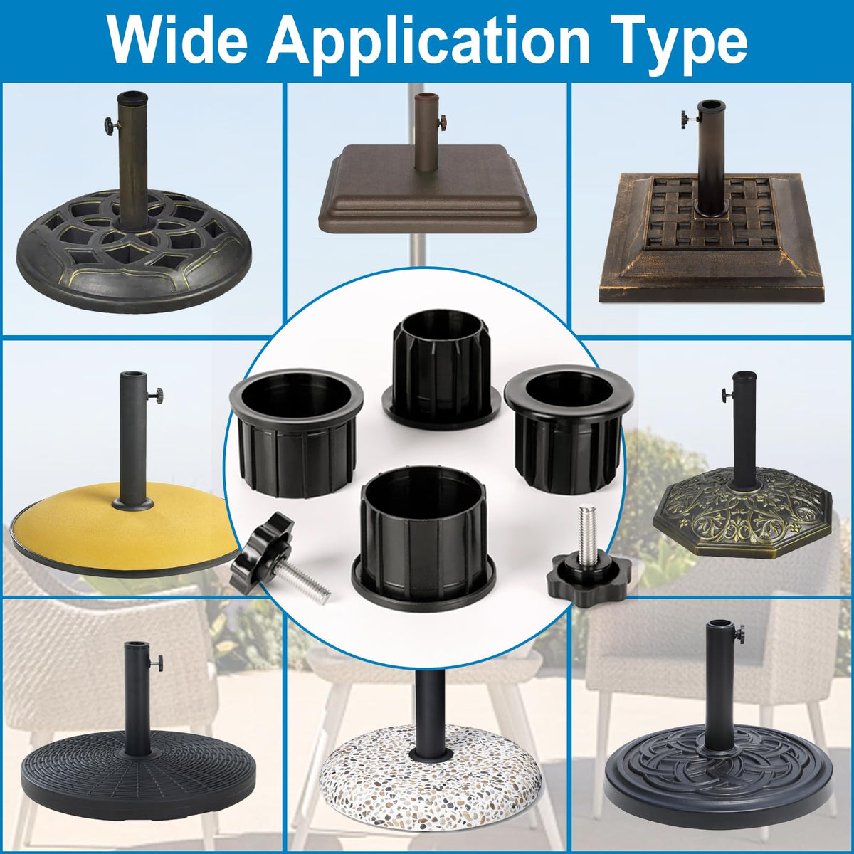 abrwyy outdoor use scenarios include patios, beaches, and poolside setups.