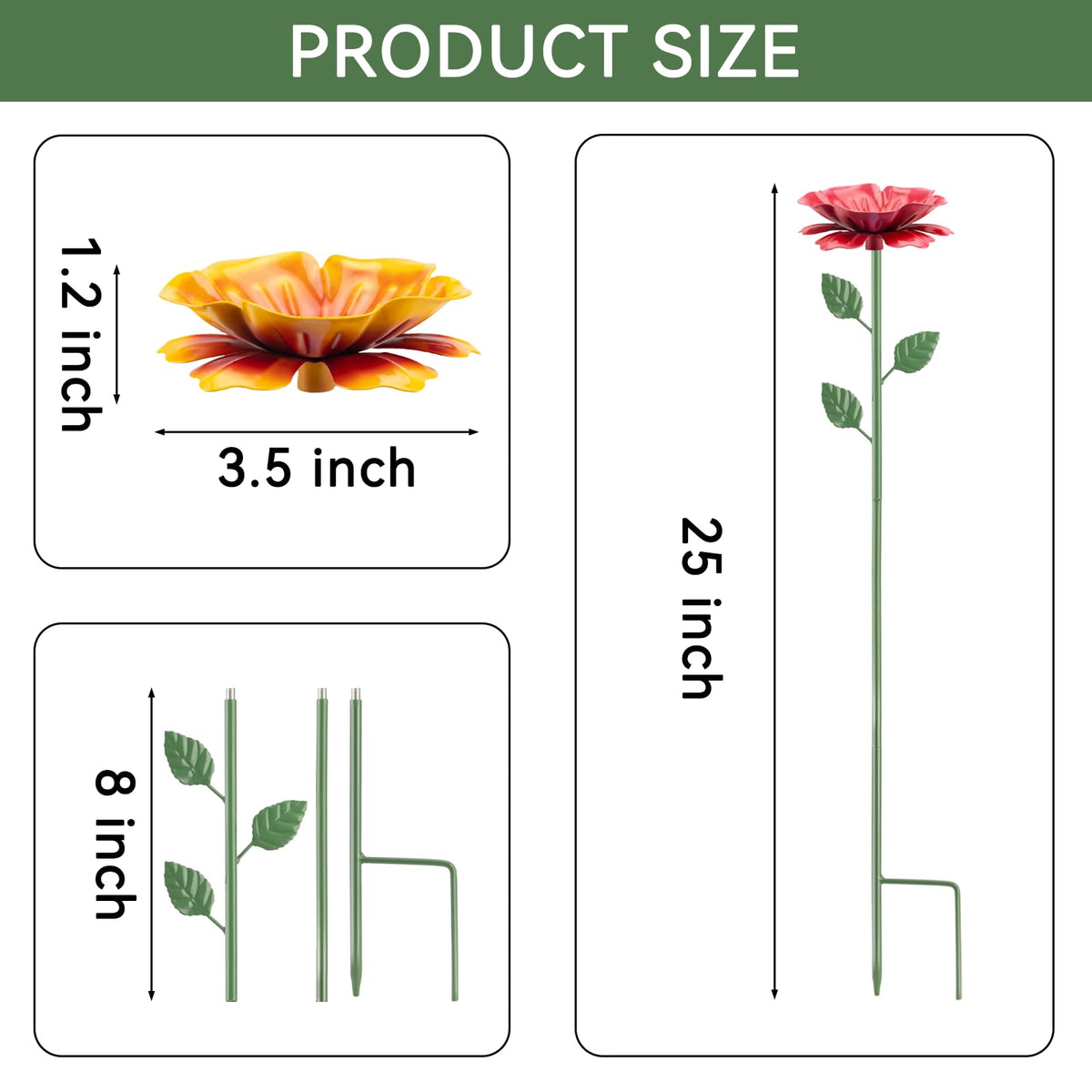 Abtanx bee feeder butterfly bath adds color and charm to outdoor space.