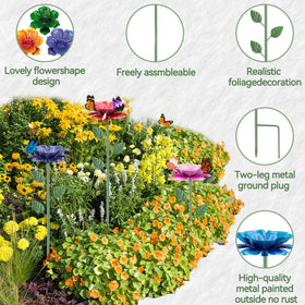Abtanx bee water station base rod allows adjustable height for varied garden layouts