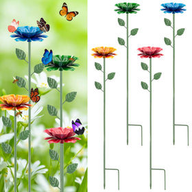 Abtanx bee water station with flower design supports pollinators in your garden.