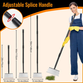 ABtool Garden Flat Shovel Scraper durable-handle highlights long-lasting alloy construction.