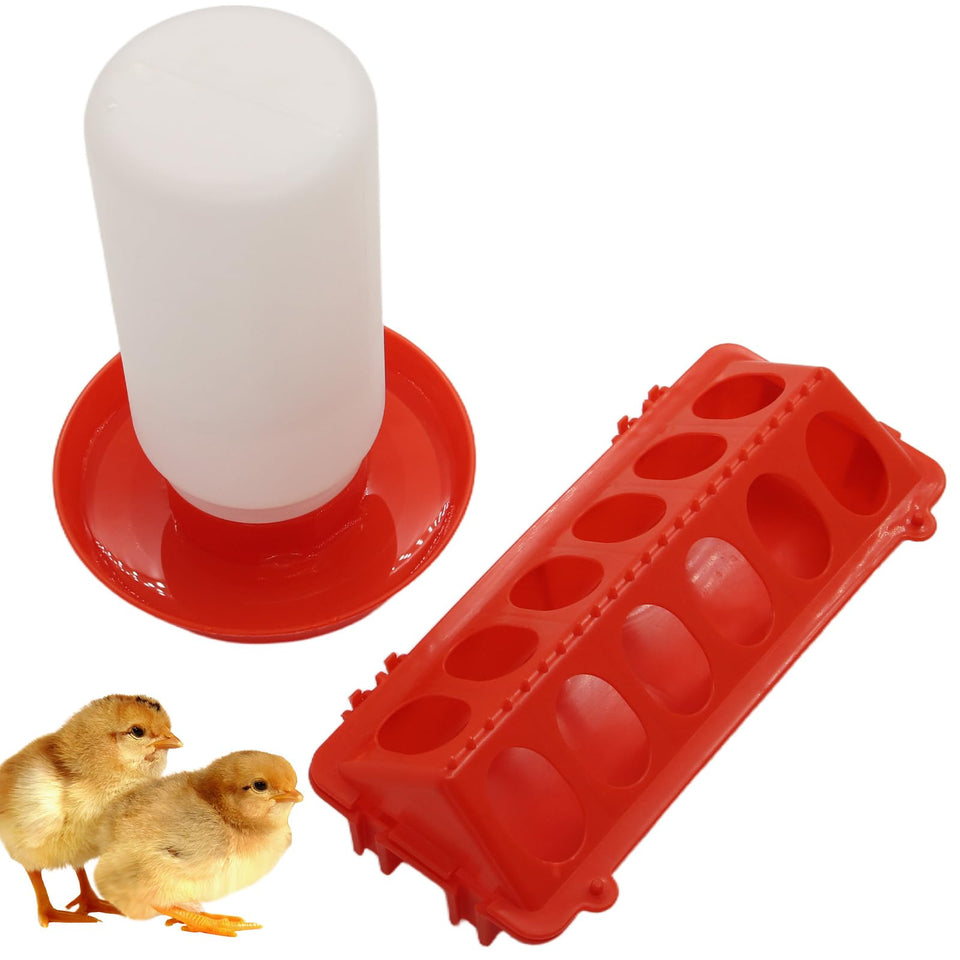Abustle Pig Flip Top Chick Feeder with 12 holes, clean feeding option for chicks