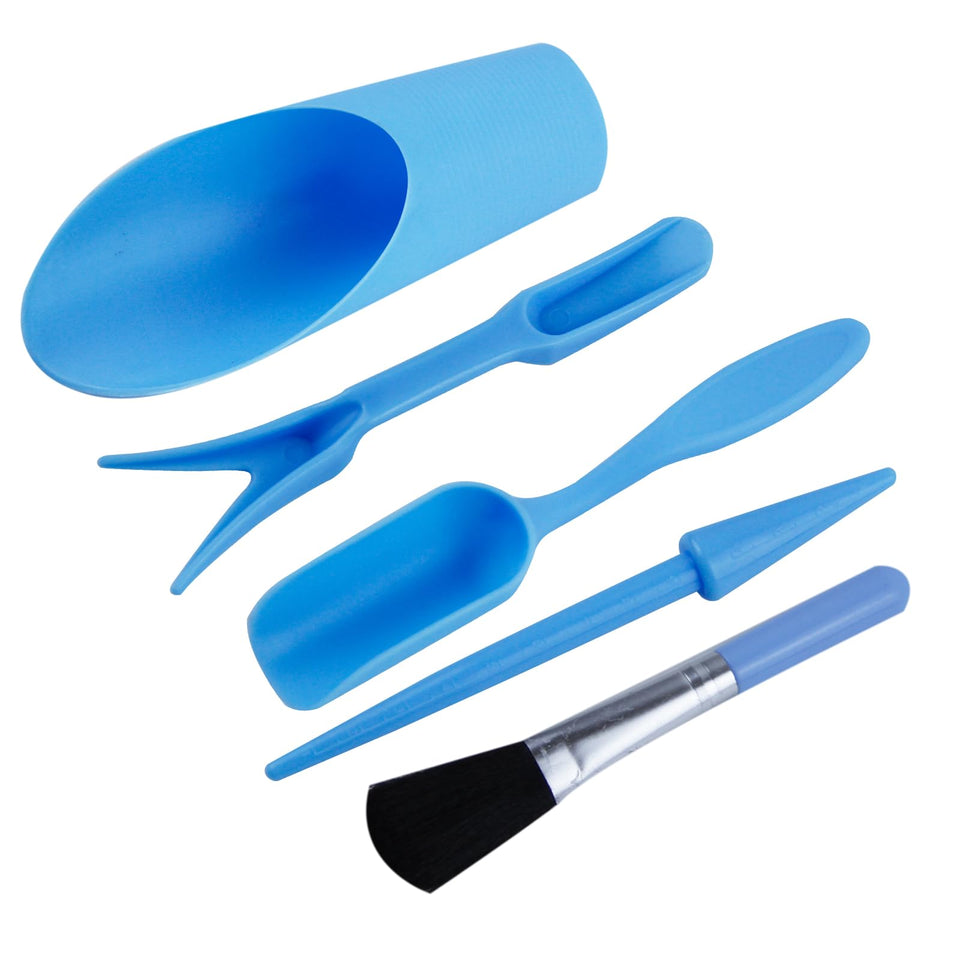 Abvsdu 5 Pcs Mini Garden Tool Set bucket shovel for precise transplanting