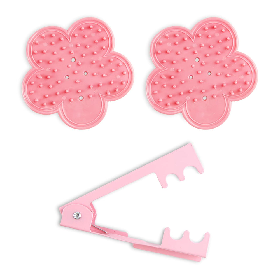 Abvsdu rose thorn stripper in pink steel for smooth pruning.