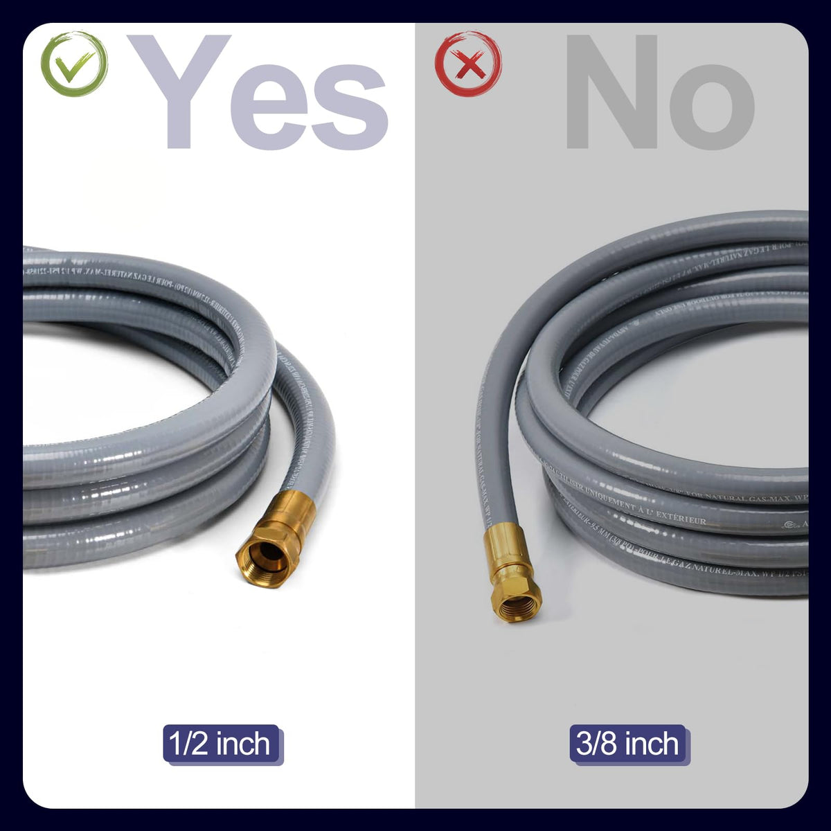 ABYDA hose stored neatly after use.