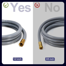 ABYDA hose stored neatly after use.