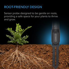 AC Infinity AI controller displaying moisture alerts and irrigation control