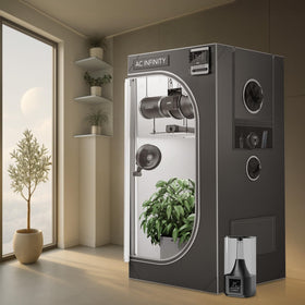 AC Infinity CLOUDLAB 642 dimensions 48x24x72 suited for compact two-plant setups.