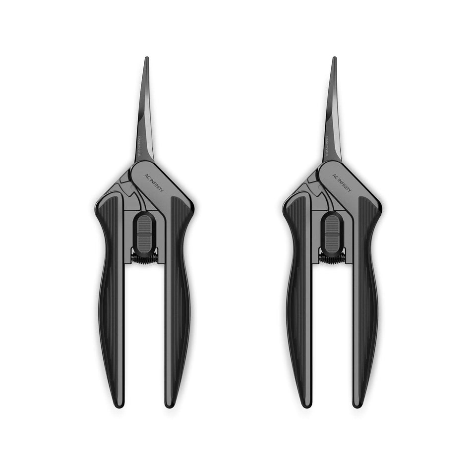 AC Infinity curved pruning shear micro-tip for precise trimming in tight spaces