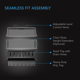 AC Infinity drip tray durable and reusable, prevents leaks during watering.
