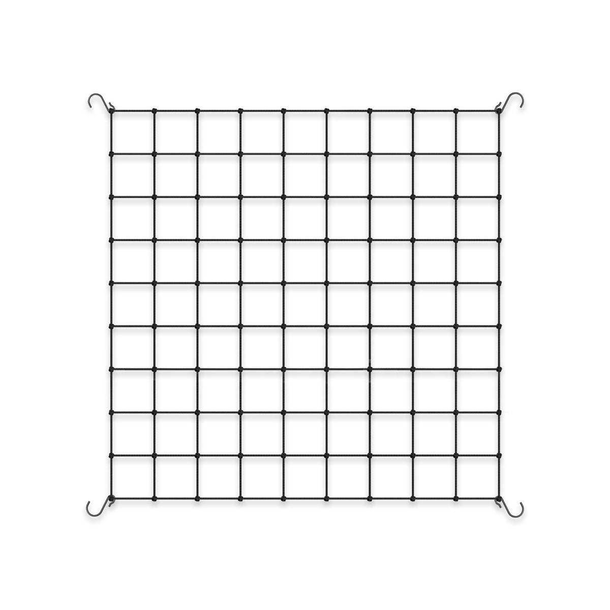 AC Infinity grow tent trellis net 3x3 installed on frame supports lateral growth.