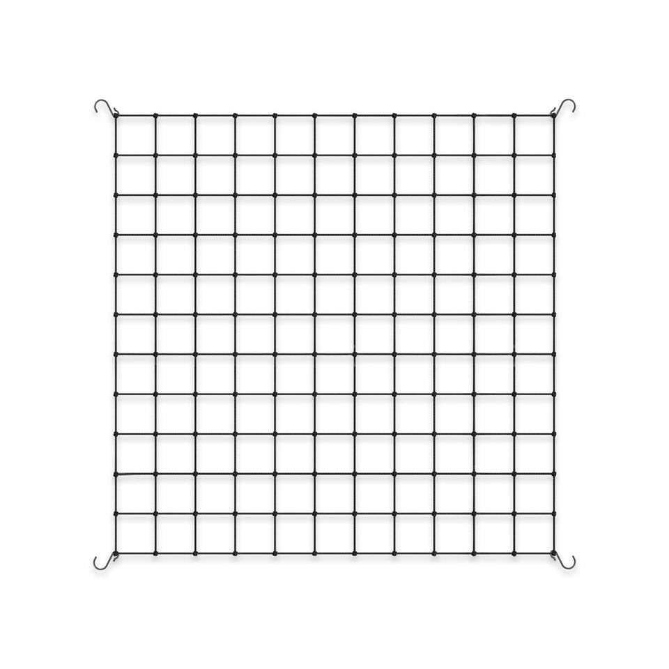 AC Infinity grow tent trellis net in a 4x4 tent supports heavy fruit yields.