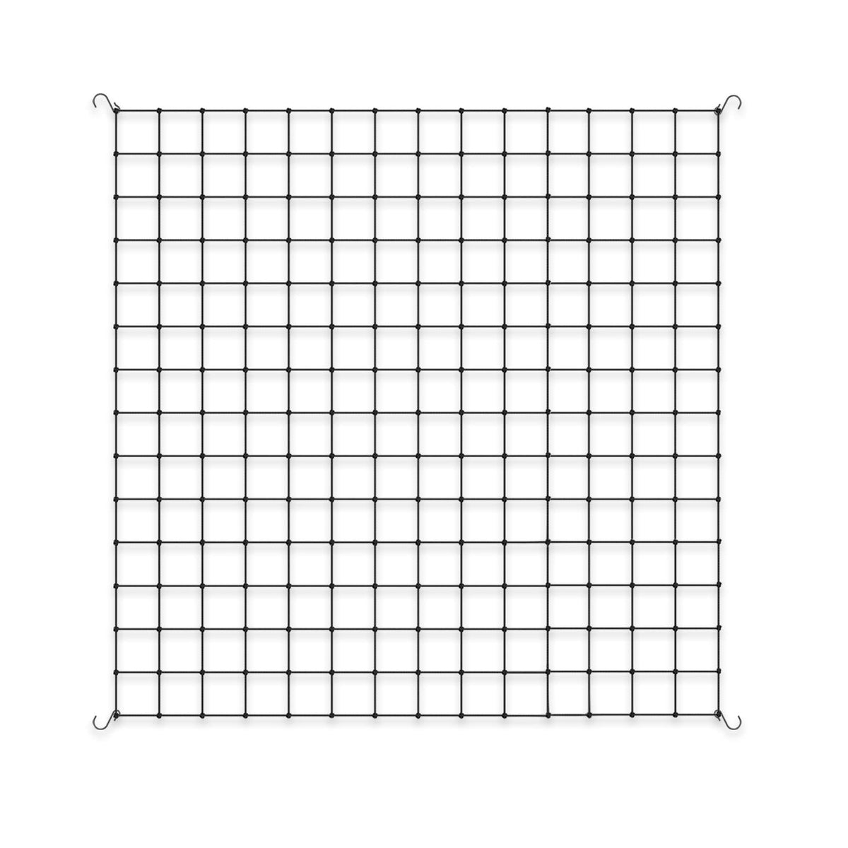 AC Infinity Grow Tent Trellis Net 5x5 in use guiding lateral growth for lush plants.