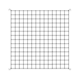 AC Infinity Grow Tent Trellis Net 5x5 in use guiding lateral growth for lush plants.