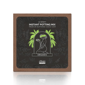 AC Infinity Instant Potting Mix brick packaging shows easy storage and handling