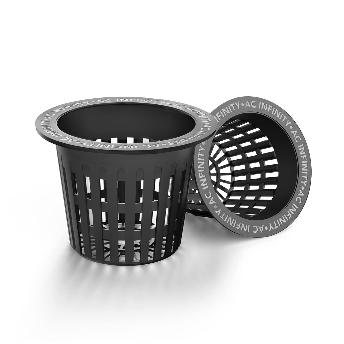 AC Infinity net cups 3 inch angle view showing secure plant support and nutrient flow