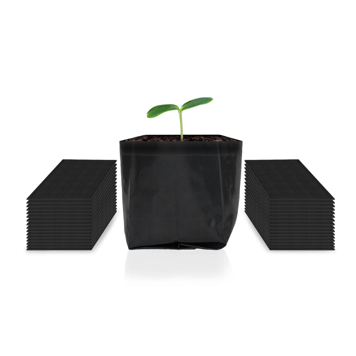 AC Infinity nursery bags quarter-gallon pack, front view for seed germination support.