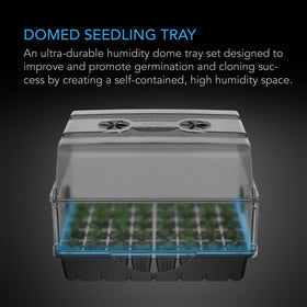 AC Infinity seedling tray 5x8 supports up to 40 seedlings.