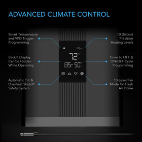 AC Infinity ThermoForge T3 PWM-enabled PTC heating with 10 levels for precise tuning