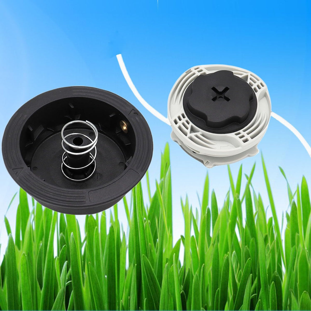 ACCYPRO C6-2 trimmer head for Stihl FSA86R offers consistent performance on dense grass.
