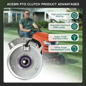 ACEBRI PTO clutch for Cub Cadet 917-04552 front view